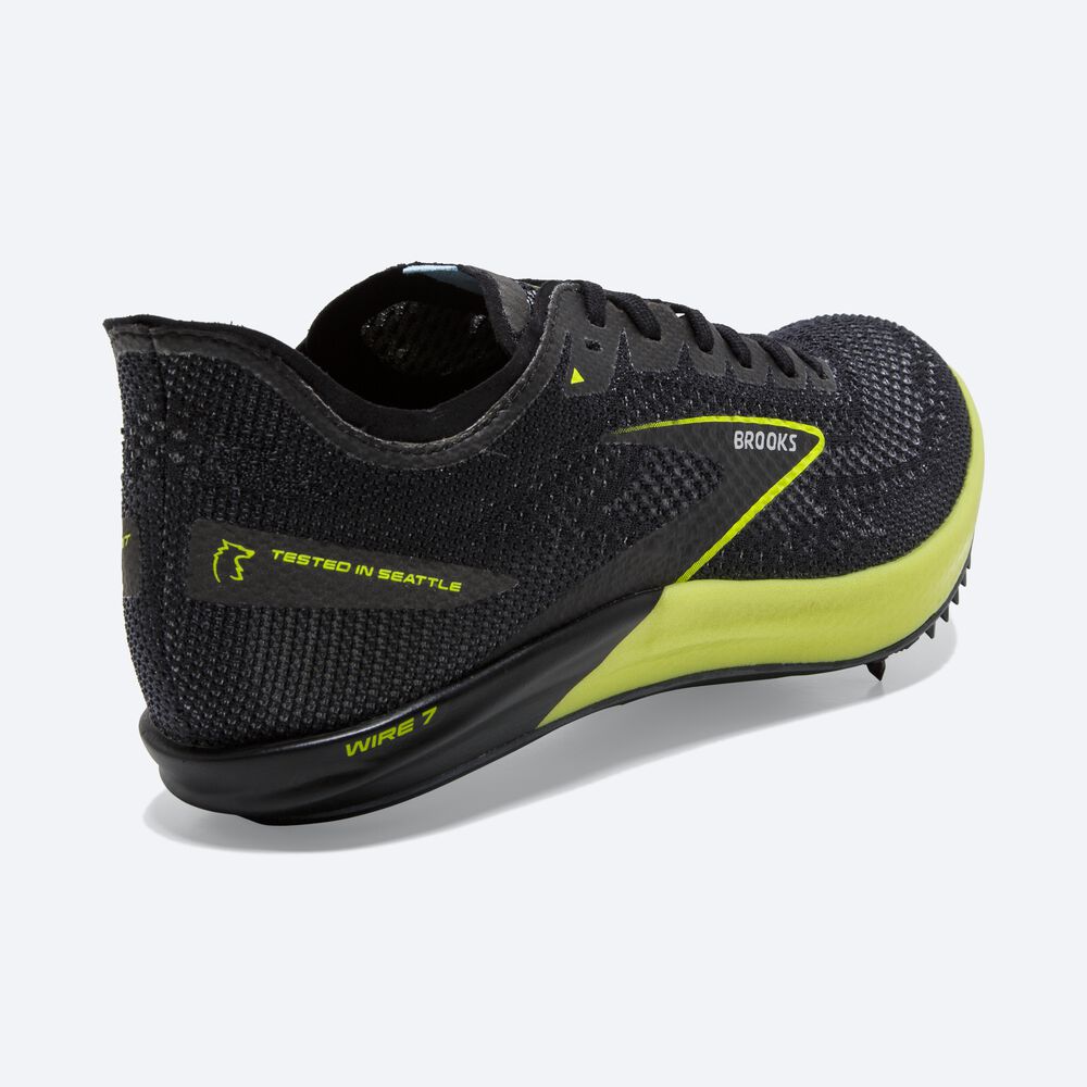 Brooks Wire 7 Spikskor Herr Svarta | XMJ-386152